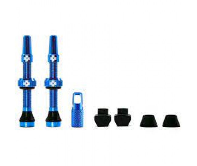 MUC-OFF TUBELESS VALVES 44MM BLUE